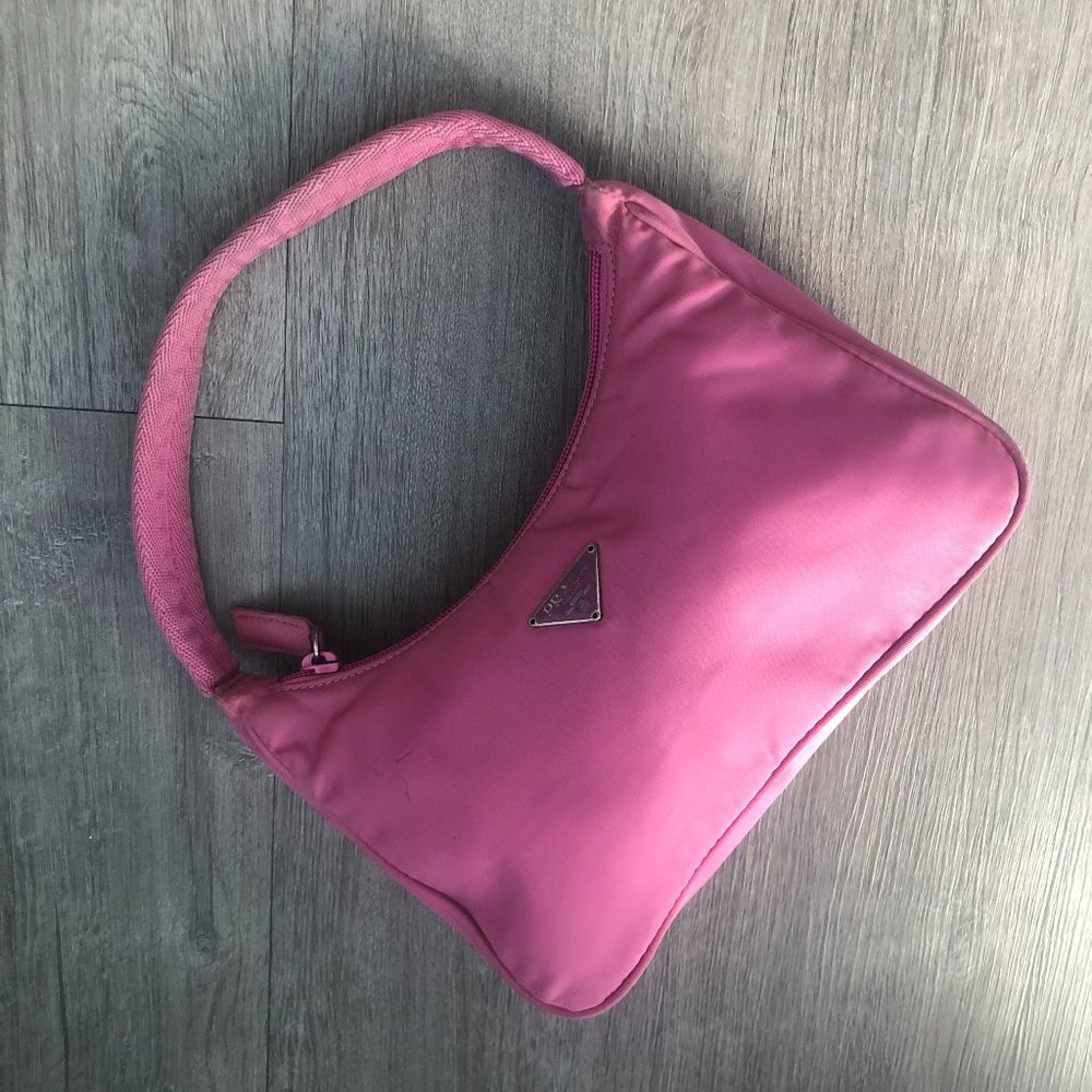 Prada Shoulder Bag - Tessuto Sport Hobo, Pink